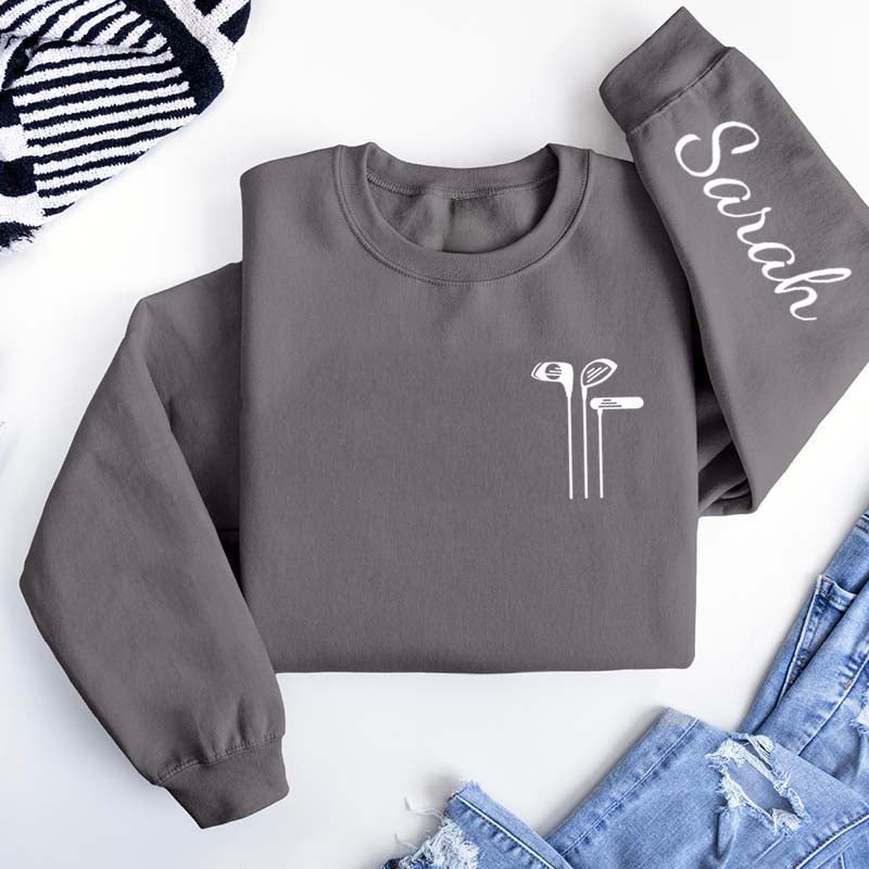Custom Name Golf Sweatshirt