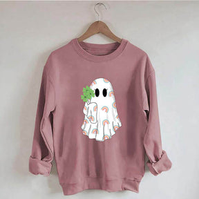 Funny St Patricks Day Ghost Sweatshirt