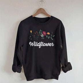 Minimalist Wildflower Sweatshirt