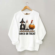 Retro Halloween Chicken Sweatshirt