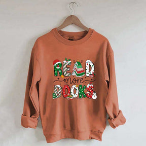 Christmas Reading Book Sweatshirt