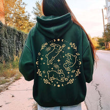 Bunny Rabbits Starlight Triplets Celestial Hoodie
