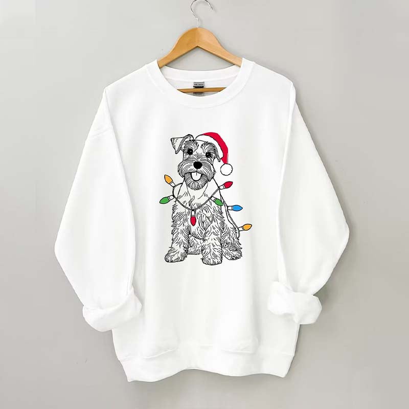 Miniature Schnauzer Christmas Sweatshirt