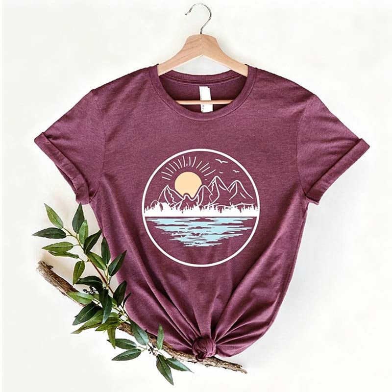 Mountain Lake Nature Lover T-Shirt