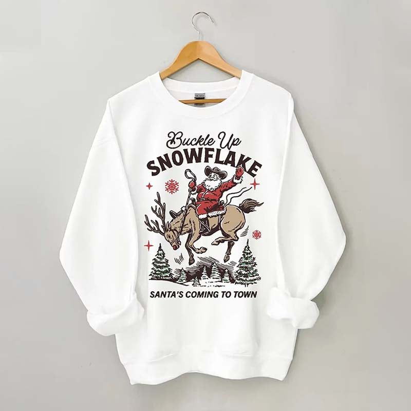 Santa's Coming To Town Sweatshirt
