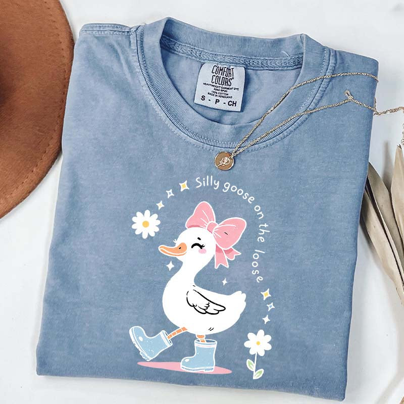 Silly Goose On The Loose Floral T-Shirt