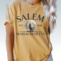 Salem Massachusetts Witch Halloween T-Shirt