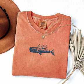 Minimalist Beach Oh Whale T-Shirt