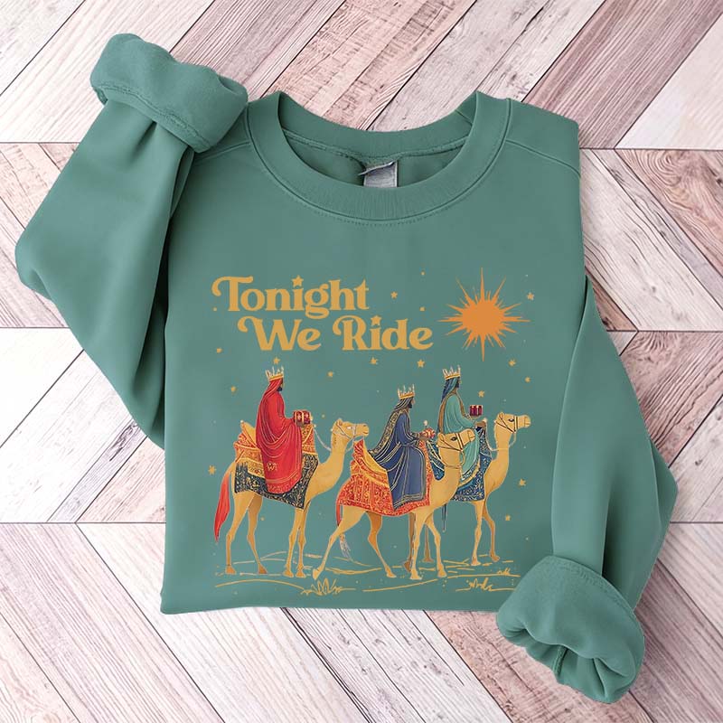 Retro Tonight We Ride Faith Sweatshirt