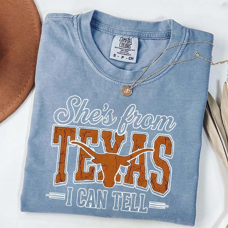 Comfort Colors She's From Texas T-Shirt