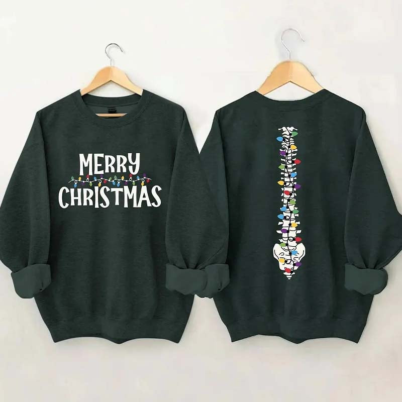 Light Merry Christmas Sweatshirt