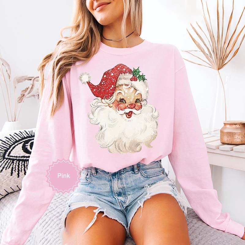Retro Santa Cozy Winter Christmas Sweatshirt