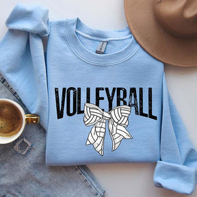 Retro Volleyball Bow Sweatshirt