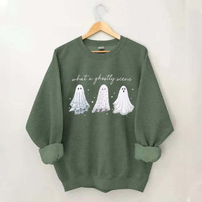 What A Ghostly Scene Sweatshirt