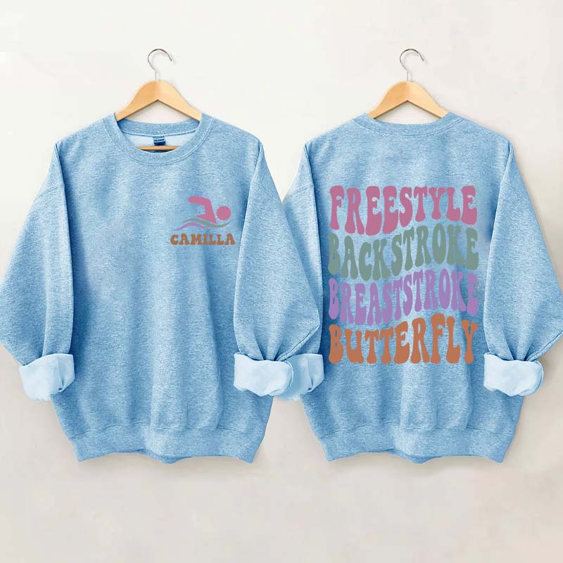 Personalized Name Swim Sweatshirt