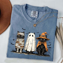 Retro Comfort Colors Ghost Cat T-Shirt