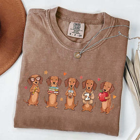 Dachshund Teacher Wiener Dog School T-Shirt
