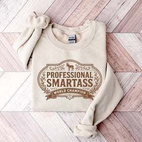 Smartass Funny Western Sweatshirt