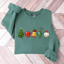Cute Christmas Xmas Tree Sweatshirt