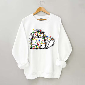 Christmas Funny Cat Sweatshirt