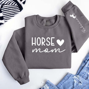 Custom Horse Mom Sweatshirt
