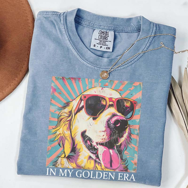 In My Golden Retriever 70s Era T-Shirt