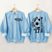 Personalized Soccer Mom Season Sweatshirt
