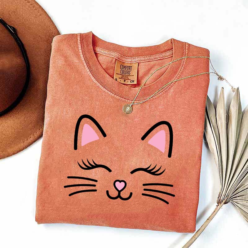 Cute Just A Girl Who Loves Cat T-Shirt