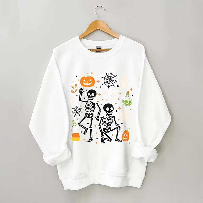 Slightly Subtle FDT Halloween Skeleton Sweatshirt