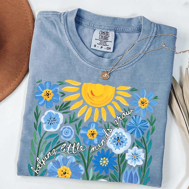 Helping Little Minds Grow Floral T-Shirt