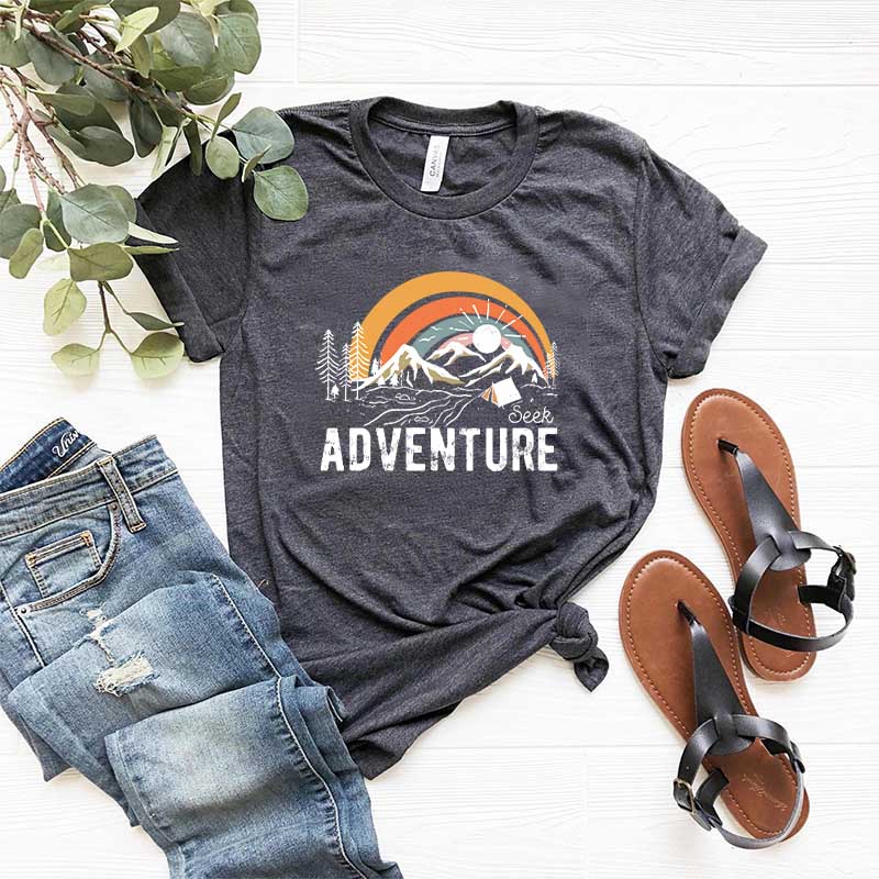 Hiking Camping Mountain Adventure T-Shirt
