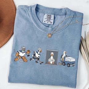Goose Hockey Team Comfort Colors T-Shirt
