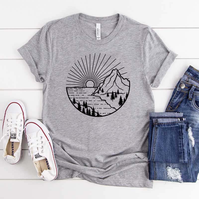 Sun And Mountain T-Shirt