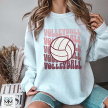 Retro Groovy VolleyBall Player Sweatshirt