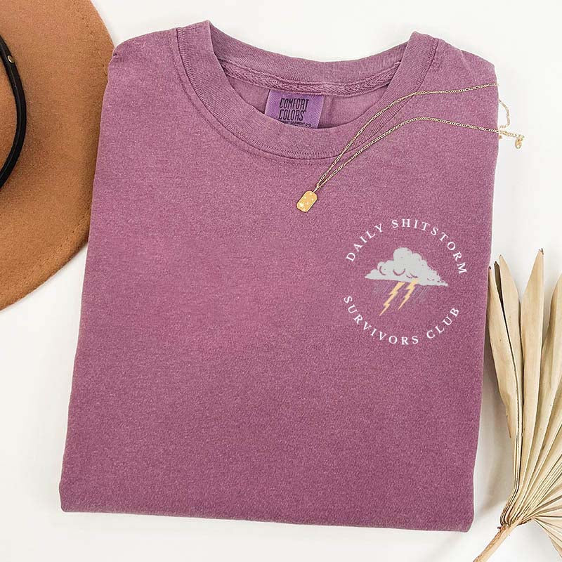 Daily Shitstorm Survivors Club  Mental Heath T-Shirt