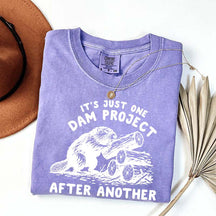 It's Just One Dam Project After Another Funny Beaver T-Shirt