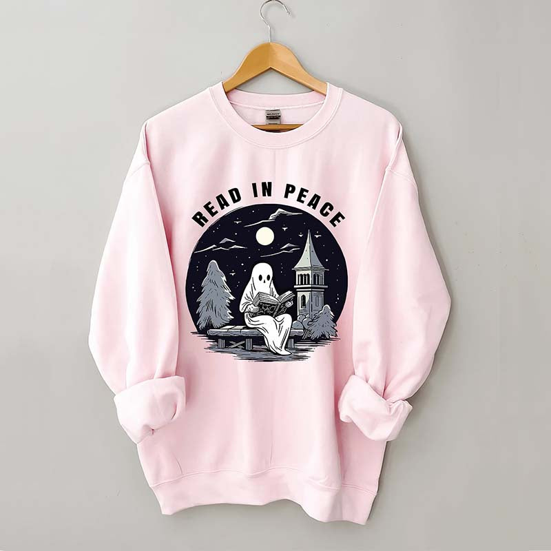 Halloween Read In Peace Sweatshirt