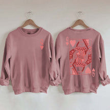 Queen of Hearts Valentines Sweatshirt
