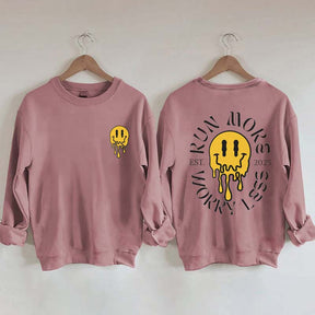 Run More Worry Less 2025 Sweatshirt