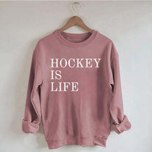 Hockey Is Life Minimalist Sweatshirt