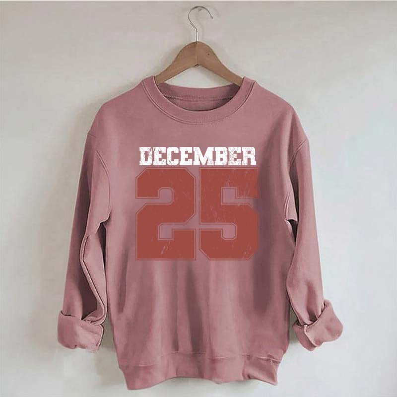 Retro December 25 Christmas Sweatshirt