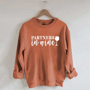 Drinking Buddies Partners In Wine Sweatshirt