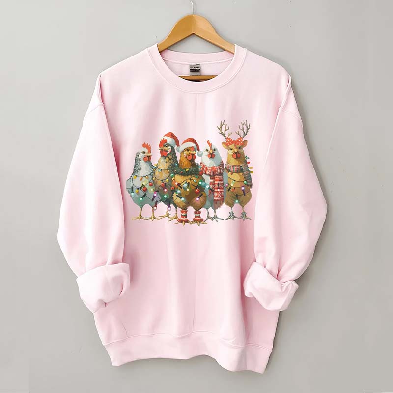 Christmas Chicken Sweatshirt