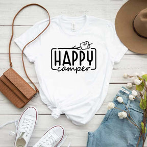 Happy Camper Marshmallow T-Shirt
