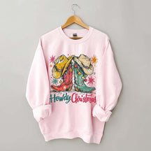 Cute Howdy Christmas Sweatshirt