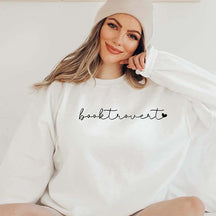 Booktrovert Heart Sweatshirt