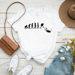 Scuba Diving Evolution Funny Diver T-Shirt