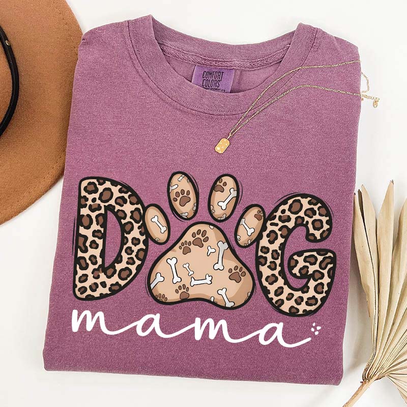 Leopard Dog Mama T-Shirt