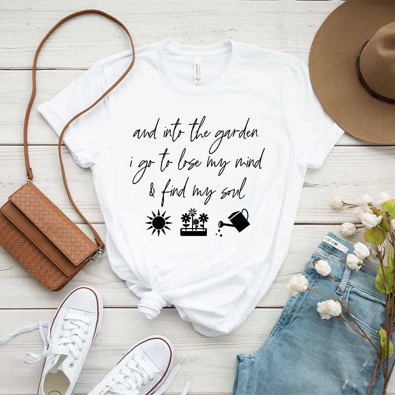 And Into The Garden I Go Botanical T-Shirt