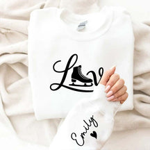Custom Ice Skating Name Sweatshirt